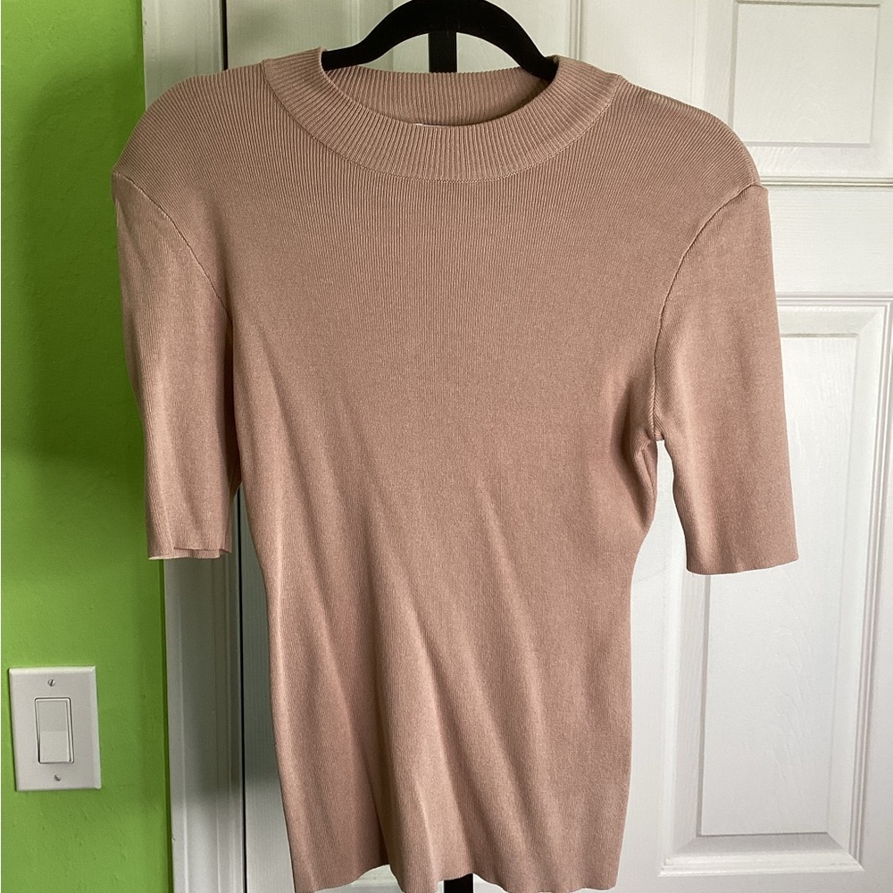 The Workshop Tan Top, size Large, NWT